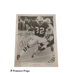 OJ Simpson autographed photo