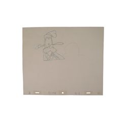 Disney Original Production Animation Drawing Goofy