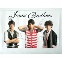 Jonas Brothers Signed Poster