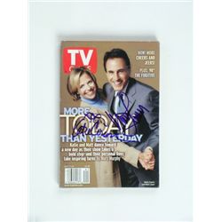 Katie Courie & Matt Lauer Signed TV Guide