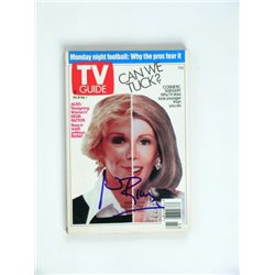 Joan Rivers Signed TV Guide