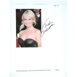 Kristin Chenowith Signed Photo