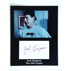 Jack Klugman Signed Card