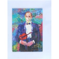 Henny Youngman Signed Card