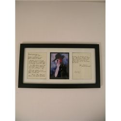 Phantom Of The Opera Signed Photo And Notes