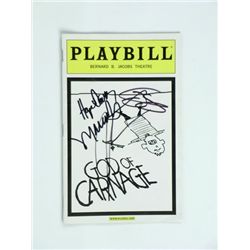 God Of Carnage Signed Playbill