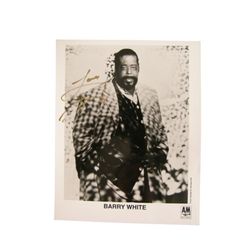 Barry White Signed Photo