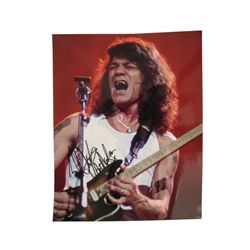 Eddie Van Halen Signed Photo