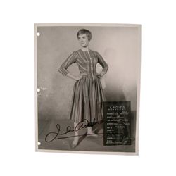 Sound of Music Julie Andrews Signed Photo