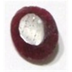 7.75 CARAT NATURAL RUBY CUT & FACETED *NICE LARGE GEMSTONE*!! RUBY CAME OUT OF SAFE!!