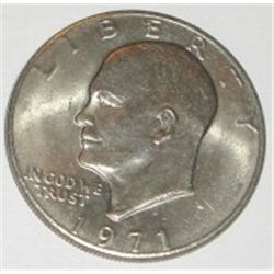 1971 EISENHOWER "IKE" DOLLAR *RARE MINT STATE MS HIGH GRADE*!! DOLLAR CAME OUT OF SAFE!!
