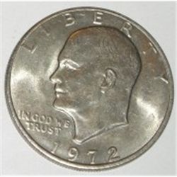 1972 EISENHOWER "IKE" DOLLAR *RARE AU HIGH GRADE*!! DOLLAR CAME OUT OF SAFE!!