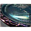 Image 8 : 8 inch Blue Carnival Glass  Commemorative Plate