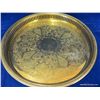 Image 2 : Round Gold Tone Serving Tray