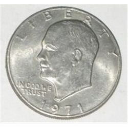 1971-D EISENHOWER "IKE" DOLLAR *RARE AU HIGH GRADE*!! DOLLAR CAME OUT OF SAFE!!
