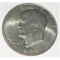 1971 EISENHOWER "IKE" DOLLAR *RARE MINT STATE MS HIGH GRADE*!! DOLLAR CAME OUT OF SAFE!!