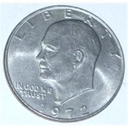 1972-D EISENHOWER "IKE" DOLLAR *RARE MINT STATE MS+ HIGH GRADE*!! DOLLAR CAME OUT OF SAFE!!