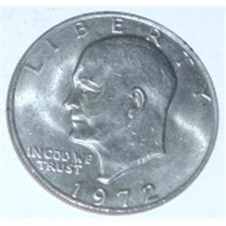 1972 EISENHOWER "IKE" DOLLAR *RARE MINT STATE MS HIGH GRADE*!! DOLLAR CAME OUT OF SAFE!!
