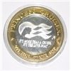 Image 2 : SILVER STRIKE .999 FINE SILVER $10 CASINO GAMING COIN *PRINCESS CRUISES/ISLAND PARADISE*!!