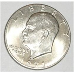 1971 EISENHOWER  IKE  DOLLAR *RARE MINT STATE MS HIGH GRADE*!! DOLLAR CAME OUT OF SAFE!!