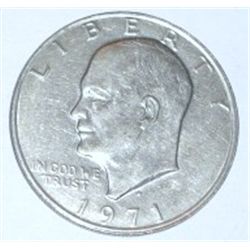 1971-D EISENHOWER "IKE" DOLLAR *RARE MS HIGH GRADE*!! DOLLAR CAME OUT OF SAFE!!