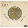 1952 FRANCE 20 FRANCS *NICE EARLY FRENCH COIN*!! COIN CAME OUT OF SAFE!!