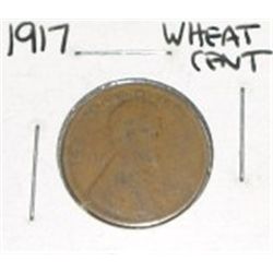 1917 LINCOLN WHEAT PENNY *NICE EARLY WHEAT CENT*!! COIN CAME OUT OF SAFE!!