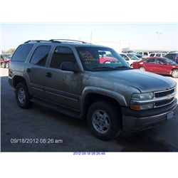 2002 - CHEVROLET TAHOE