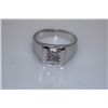 Image 1 : 22.3 CTW CZ RING .925 STERLING SILVER