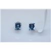 Image 1 : 16.15 CTW BLUE TOPAZ EARRING .925 STERLING SILVER