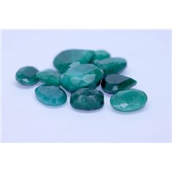 131.90 CTW AFRICAN EMERALD MIX SHAPES LOOSE STONES