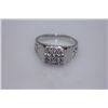 Image 1 : 16.3 CTW CZ RING .925 STERLING SILVER