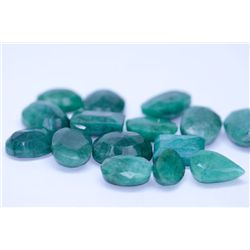 168.90 CTW AFRICAN EMERALD MIX SHAPES LOOSE STONES