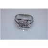 Image 1 : 25.7 CTW CZ RING .925 STERLING SILVER