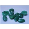 Image 1 : .90 CTW AFRICAN EMERALD MIX SHAPES LOOSE STONES (10)