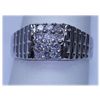 Image 1 : 17.50 CTW CZ RING .925 STERLING SILVER