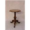 Image 1 : A Victorian Mahogany Tripod Table with Octagonal Top having Brass Sundial "Night Cometh", MDCXXV".