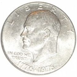 1976 BICENTENNIAL EISENHOWER "IKE" DOLLAR *RARE AU HIGH GRADE-NICE EARLY COIN*!!
