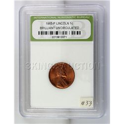 1965 1 CENT BU! INB