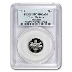 2011 1/10 oz Silver Britannia PR-70 DCAM PCGS Registry
