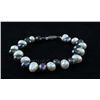 Image 2 : 105.23CTW 9" WHITE-BLACK FRESHWATER PEARL BRACELET META