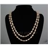 Image 1 : 443.68CTW 46" PEACH LONGSTRAND FRESHWATER PEARL NECKLAC