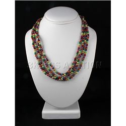 Multi-color 320.04ctw Freshwater Pearl Necklace