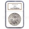 Image 1 : Certified Uncirculated Silver Eagle 2002 MS69