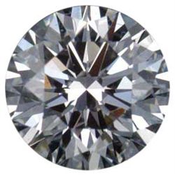 CERTIFIED Round 0.50 Carat E, VVS1, GIA