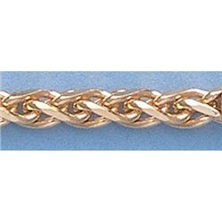Pure Gold 16" 14k Gold-Yellow 3.0mm Wheat Chain