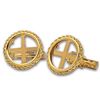Image 2 : 2012 1/10 oz Gold Panda Cuff Links (Polished Rope) 14KT
