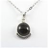 Image 1 : Beautiful Silver Pendant Labradorite Blue Gemstones