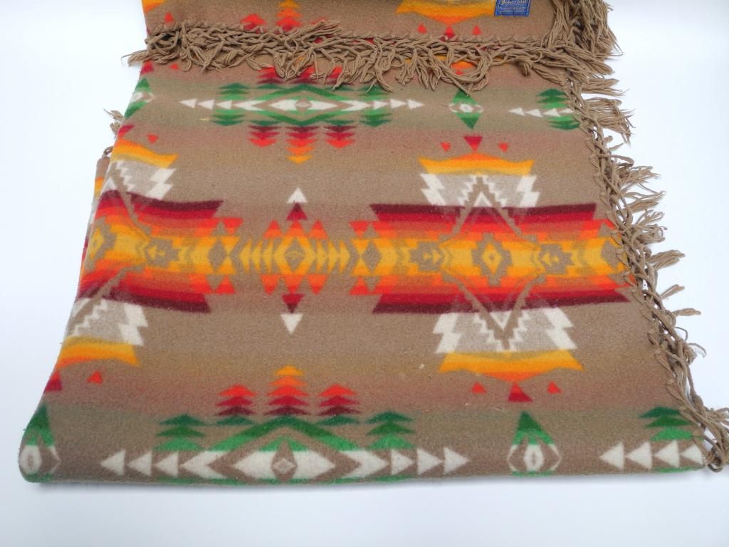 2 sided pictorial Pendleton Rug
