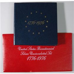 1976 U.S. MINT PROOF AND UNCIRCULATED  40% 3 PIECE SETS, HAND SELECTED